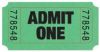 Admit One Single Roll Tickets - 2,000 Tickets per Roll